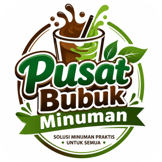 Logo Pusat Bubuk Minuman