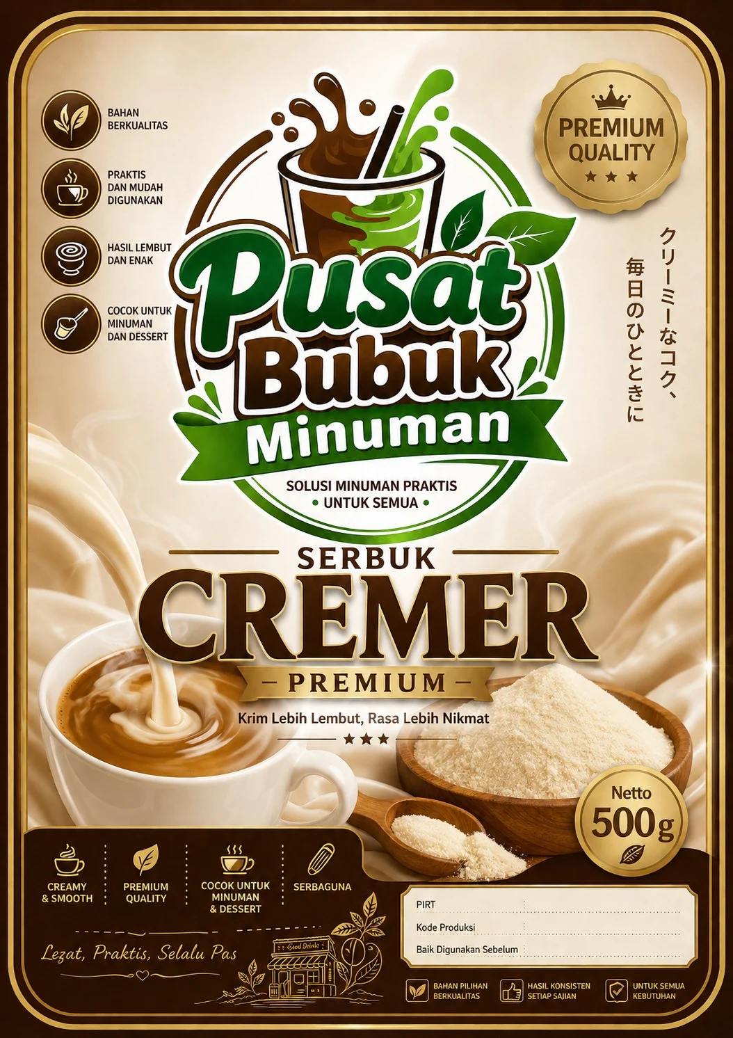 Pusat Jual Bubuk Minuman Teh Hijau Khas Thailand – Pusat Bubuk Minuman